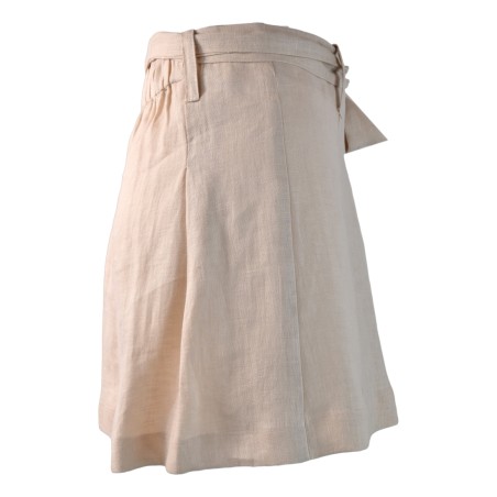 SHORT CON CINTURA SO ALLURE D6032B CHAMPAGNE