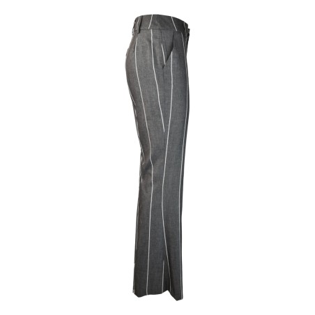 PANTALONE BOY GESSATO SO ALLURE D6038B BLACK