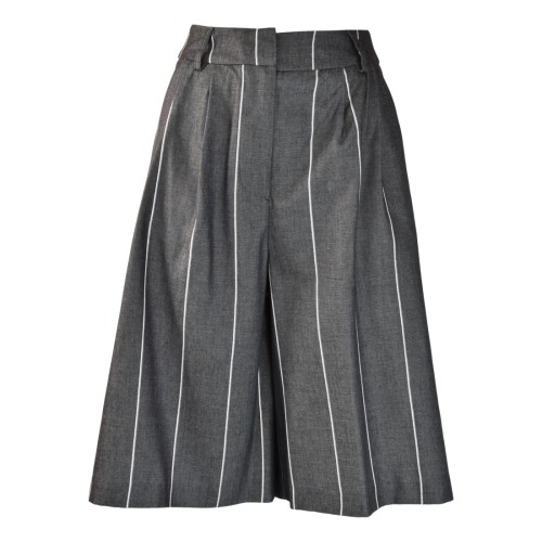 BERMUDA GESSATO SO ALLURE D6040B BLACK