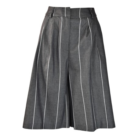 BERMUDA GESSATO SO ALLURE D6040B BLACK