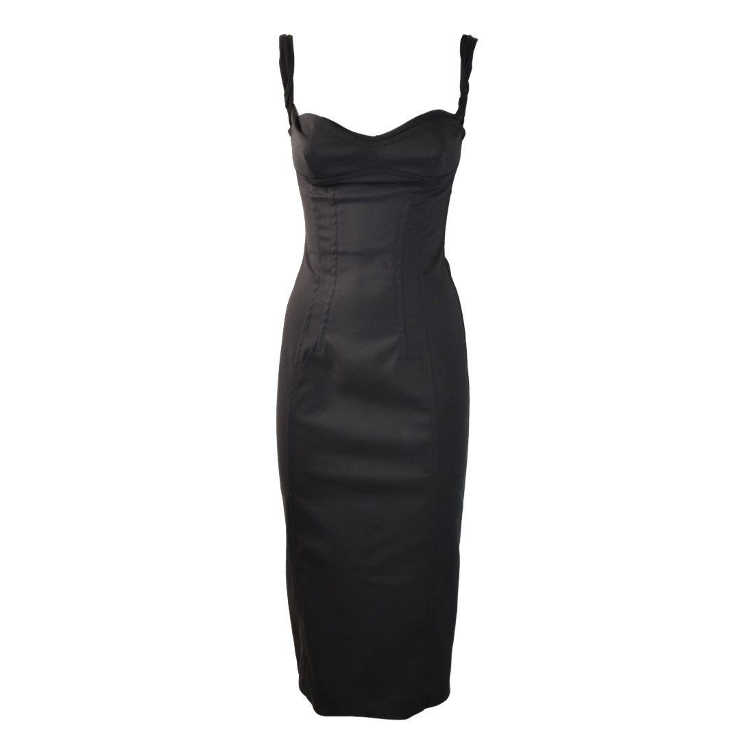 ABITO MIDI TUBINO SO ALLURE G1031B BLACK