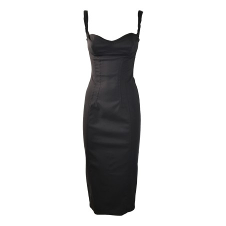 ABITO MIDI TUBINO SO ALLURE G1031B BLACK