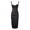 ABITO MIDI TUBINO SO ALLURE G1031B BLACK