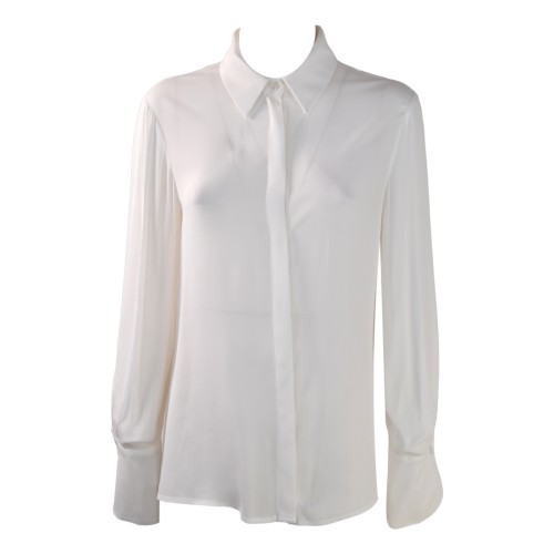CAMICIA COLLO UOMO GEORGETTE SO ALLURE G2022B MILK
