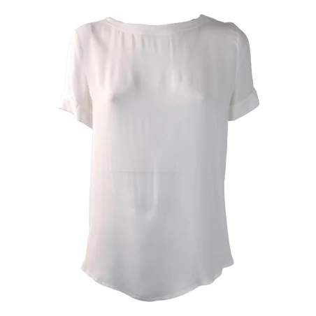 BLUSA COLLO BARCA GEORGETTE SO ALLURE G2025B MILK