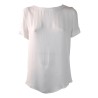 BLUSA COLLO BARCA GEORGETTE SO ALLURE G2025B MILK