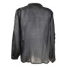 CAMICIA GIROCOLLO CON PIZZI SO ALLURE L2015B BLACK