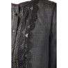 CAMICIA GIROCOLLO CON PIZZI SO ALLURE L2015B BLACK