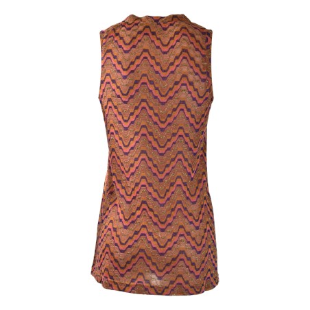 CANOTTA MALVA DOUBLE ZIG LUCE MALVA CORALLO