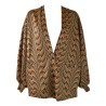 CARDIGAN MARSHALL LEAF LUCE MARRAKESH COGNAC