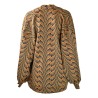 CARDIGAN MARSHALL LEAF LUCE MARRAKESH COGNAC