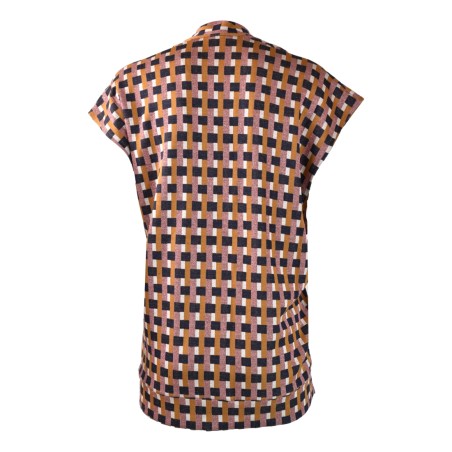 GILET METELDA GEOMETRIC LUCE METELDA.GEO ROSA