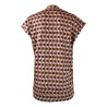 GILET METELDA GEOMETRIC LUCE METELDA.GEO ROSA