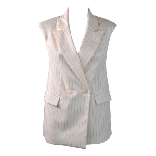 GILET MONOPETTO MOTIVO SCHIENA SO ALLURE O3020B BUTTER
