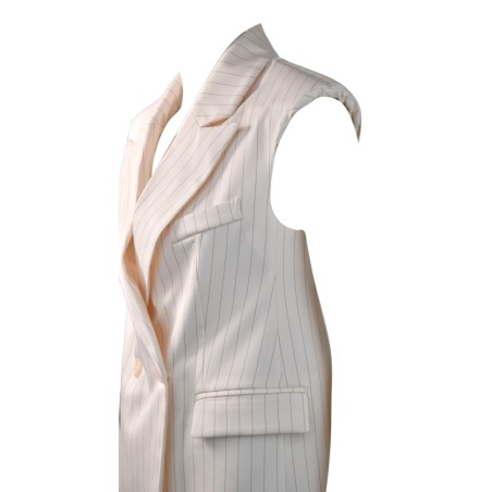 GILET MONOPETTO MOTIVO SCHIENA SO ALLURE O3020B BUTTER