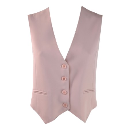 GILET BASIC SO ALLURE O33003B POUDRE