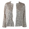 GIACCA CORTA PAILLETTES SO ALLURE S3033B PEARL