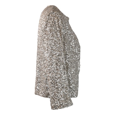 GIACCA CORTA PAILLETTES SO ALLURE S3033B PEARL