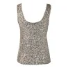 TOP PAILLETTES SO ALLURE S7017B PEARL