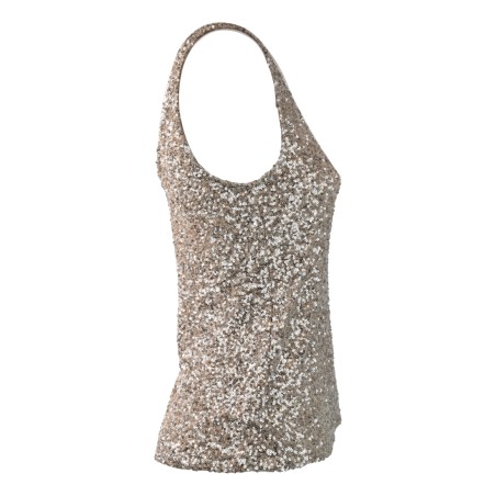 TOP PAILLETTES SO ALLURE S7017B PEARL