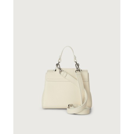 BORSA SVEVA SOFT MINI A MANO ORCIANI B02019_SOF BIANCO
