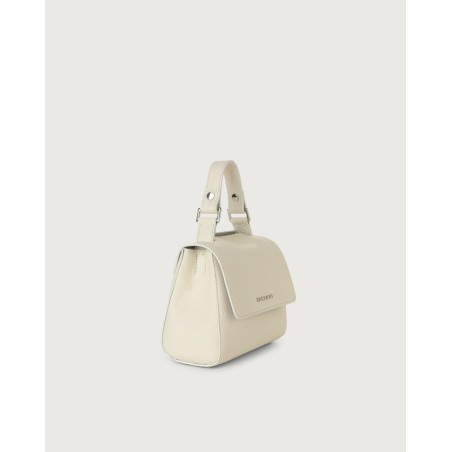 BORSA SVEVA SOFT MINI A MANO ORCIANI B02019_SOF BIANCO