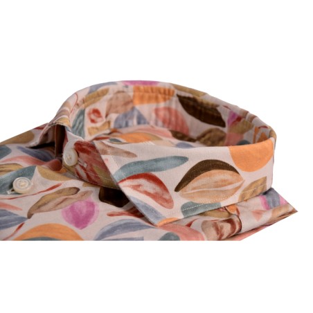 CAMICIA LINO E COTONE BASTONCINO B4271.166 UN