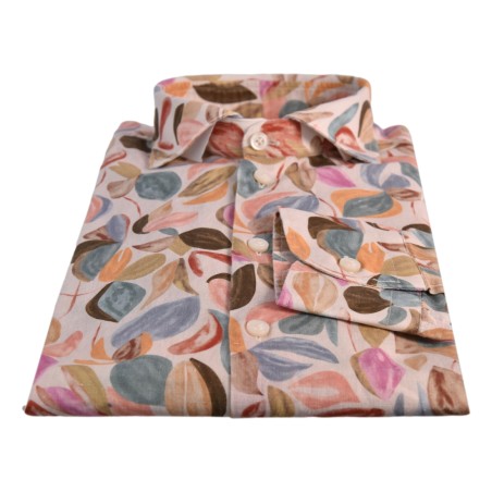 CAMICIA LINO E COTONE BASTONCINO B4271.166 UN