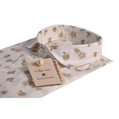 CAMICIA IN LINO BASTONCINO B4277.166 02