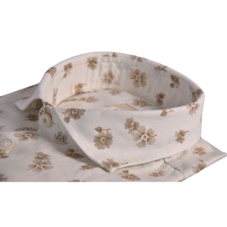 CAMICIA IN LINO BASTONCINO B4277.166 02