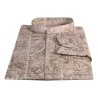 CAMICIA LINO E COTONE BASTONCINO B4278.COREANO 01