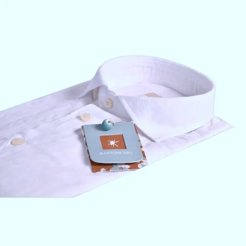 CAMICIA BASTONCINO B4309.166 BIANCO