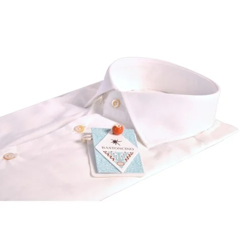 CAMICIA BASTONCINO ELAST.SUP.164 BIANCO
