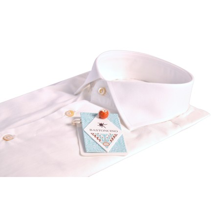 CAMICIA BASTONCINO ELAST.SUP.164 BIANCO