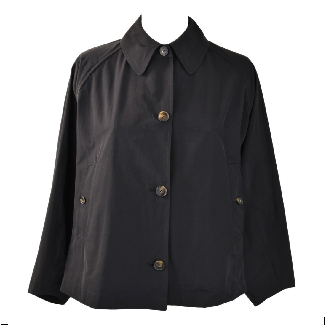 SHORT JACKET L IMPERMEABILE INA-OLY NERO