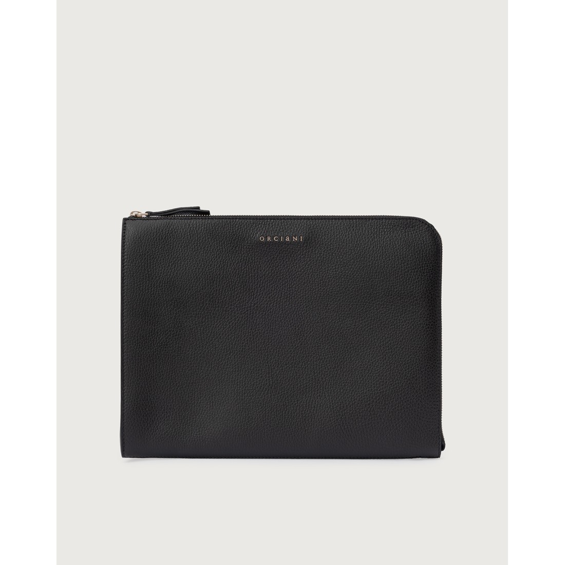 POCHETTE SLIM MICRON IN PELLE ORCIANI P00734_MIC NERO