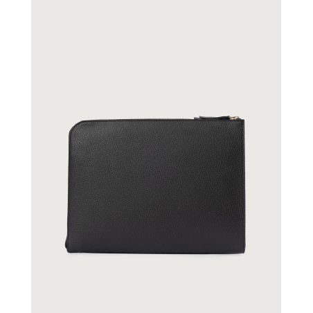 POCHETTE SLIM MICRON IN PELLE ORCIANI P00734_MIC NERO