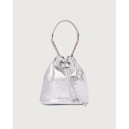 BORSA NEST METAL ORCIANI SD0186_MET ARGENTO