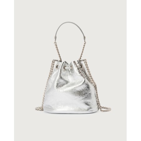 BORSA NEST METAL ORCIANI SD0186_MET ARGENTO