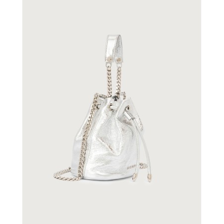 BORSA NEST METAL ORCIANI SD0186_MET ARGENTO