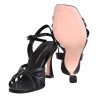 SANDALO CHERIE PELLE POESIE VENEZIANE B80 NERO