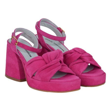 SANDALO CAMOSCIO AMALFI PLATEAU POESIE VENEZIANE JCL84Q FUXIA