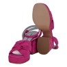 SANDALO CAMOSCIO AMALFI PLATEAU POESIE VENEZIANE JCL84Q FUXIA