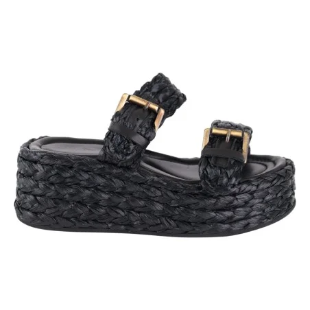 CIABATTA DUE FASCE POESIE VENEZIANE JRZ03 NERO