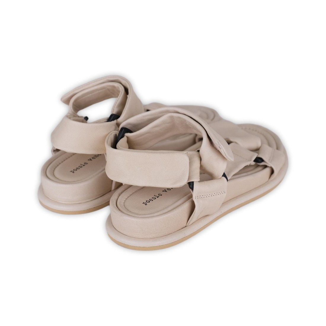 SANDALO CON STRAPPI POESIE VENEZIANE JTU51 SABBIA