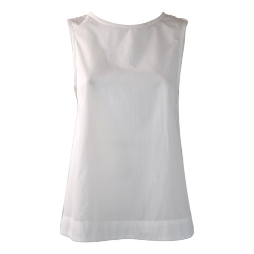 TOP GRETA OTTOD'AME PCH-DT9142-1 BIANCO