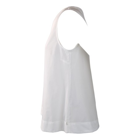 TOP GRETA OTTOD'AME PCH-DT9142-1 BIANCO
