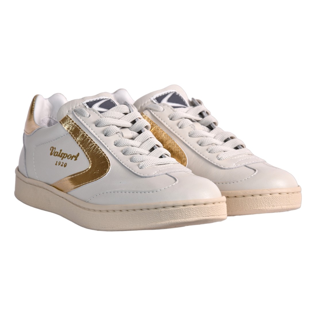 SNEAKER OLIMPIA LAMINATED VALSPORT VO2692W BCO/ORO