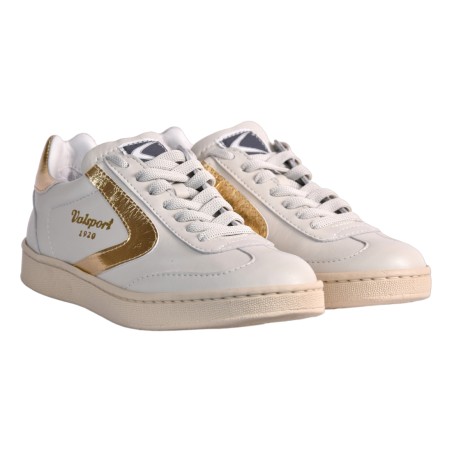 SNEAKER OLIMPIA LAMINATED VALSPORT VO2692W BCO/ORO