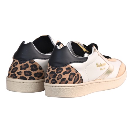 SNEAKER OLIMPIA ANIMALIER VALSPORT VO2718W CREMA/ORO